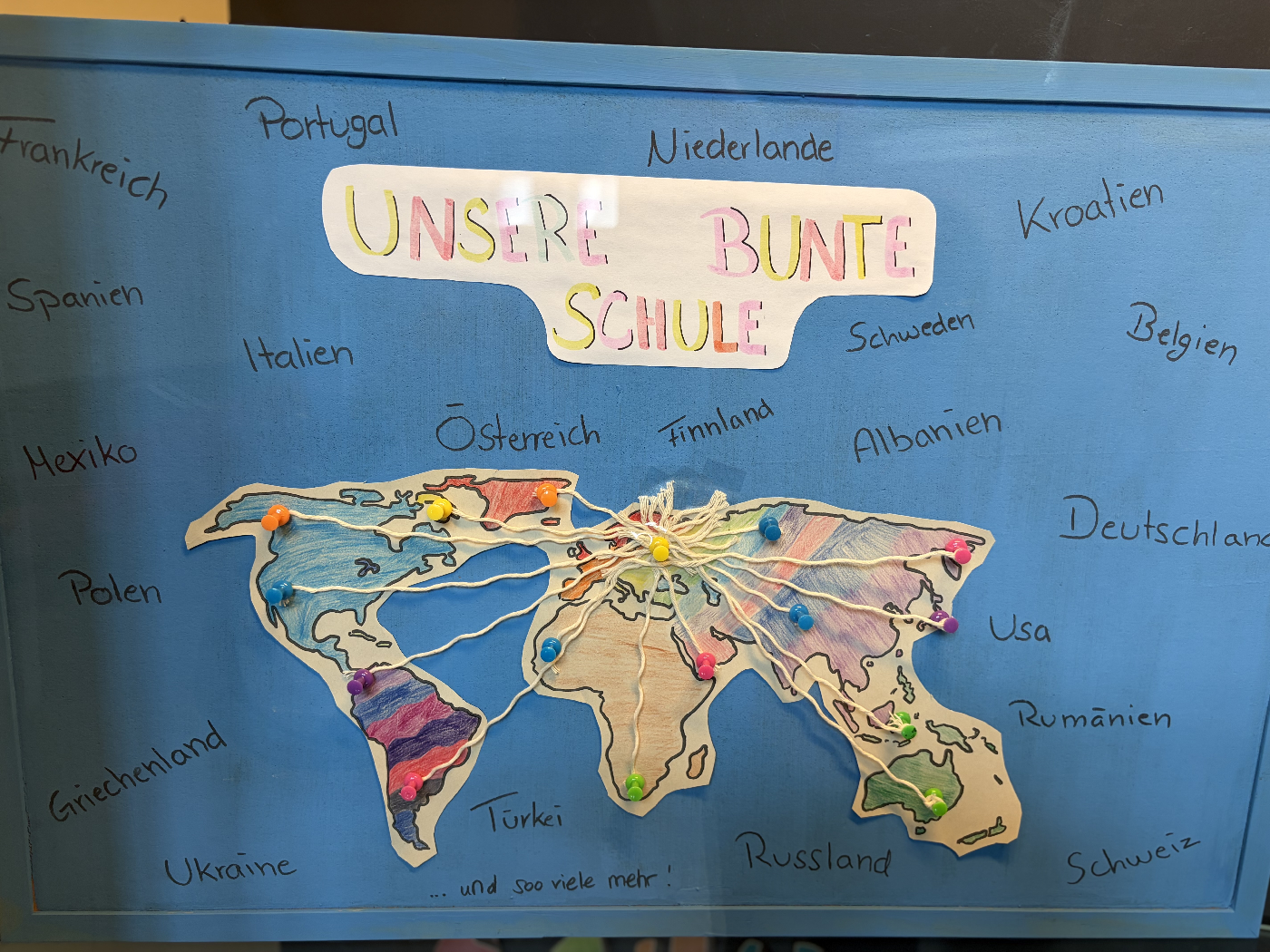 Karte der Herkünfte
